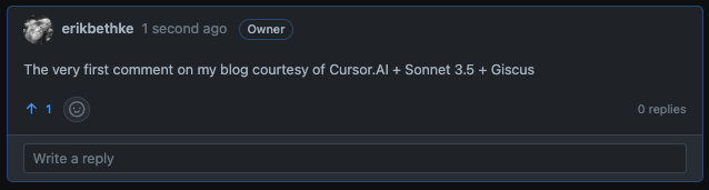 FirstComment
